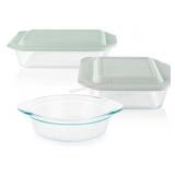 Pyrex 5-Piece Glass Bakeware Set