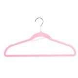 50-Pack Pink Velvet Adult Hangers