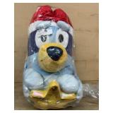 Large Blue Holiday Plush Toy