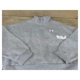 Ladies large under armor crop quarter zip