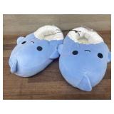 Squishmallows Blue Shark Slippers Size 6/7