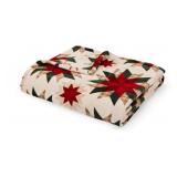 Holiday-Themed Plush Throw Blanket