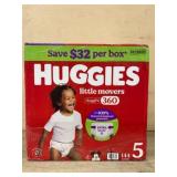 Huggies Little Movers Size 5 Diapers Box