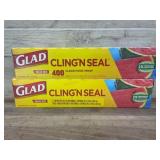 Glad Clingï¿½N Seal Clear Food Wrap 400 Ct