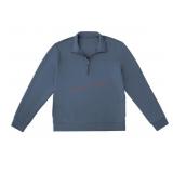 Men's Large Sandwash Zip Pullover
