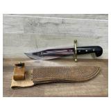 Case xx frontier knife with sheath USA 1836