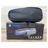 Pulsar laser IR flashlight