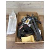 Flat of speed loader. Grips. Paddle holster and