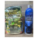 Deer see UV brighteners