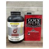 Partial hodgdon powder and appears unopened goex