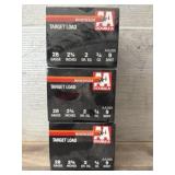 3 boxes Winchester 28 gauge shells 25 per box