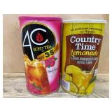 4C Iced Tea Mix and Country Time Lemonade