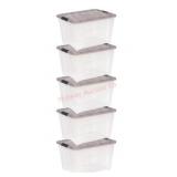 IRIS USA 53 Quart Plastic Storage Boxes