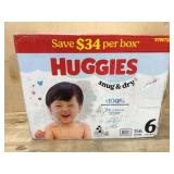Huggies Snug & Dry Diapers, Size 6, 156 Ct