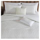 White Comforter Set with Included Pillows