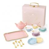 15-Piece Pastel Porcelain Tea Set