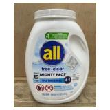 All Free & Clear Mighty Pacs Laundry Detergent