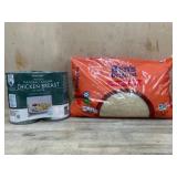 Canned Chicken Breast and Long Grain Rice Set