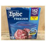 Ziploc Freezer Gallon Bags, Pack of 152