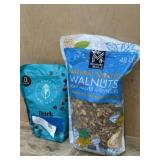 Natural Shelled Walnuts and Dark Chocolate Mix