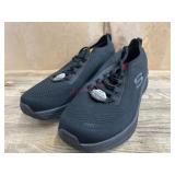 Black Sketchers Slip-On Work Shoes, Size 11