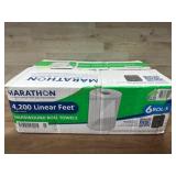 Marathon Hardwound Roll Towels, 6 Rolls