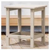 Polywood Beige Side Table