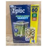 Ziploc Store & Steam Variety Pack