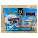 200 Tall Kitchen Bags with Drawstring