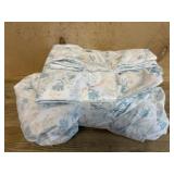 Blue Floral Bedding Set