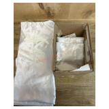 White Satin Sheets Set in Open Box