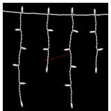 LED Icicle Lights, Warm White, 300 Count