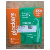 Plackers 450 Count Fresh Mint Flossers
