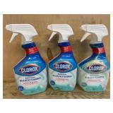 3 Clorox Bathroom Foaming Sprays