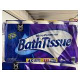 45 rolls bath tissue purple pack