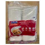 Hefty Supreme 1-Compartment Hinged Lid Containers
