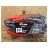15 Pairs Nitrile Grip Gloves in Red and Black