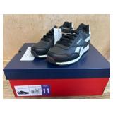 Kids Athletic Shoes, Size 11, Black and White