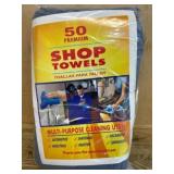Pack of 50 Shop Towels for Cleaning