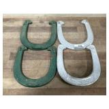 Set of 4 horse shoes