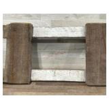 4 Wheel wood furniture moving cart