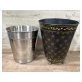 2- decorator trash cans