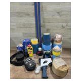 Basket of various tapes and weather striping