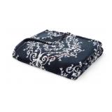 Emma Med Blue Throw Blanket
