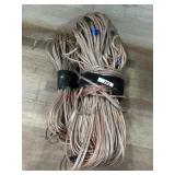 Large roll of speaker wire