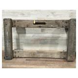 4 Wheel wood furniture moving cart