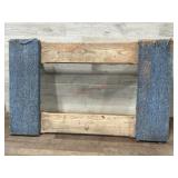 4 Wheel wood furniture moving cart