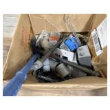 Box lot of plumbing fittings and electric boxes