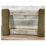 4 Wheel wood furniture moving cart