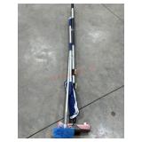 3- Long handle mop, and dusters